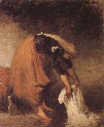 Jean Francois Millet Laundryman oil painting reproduction